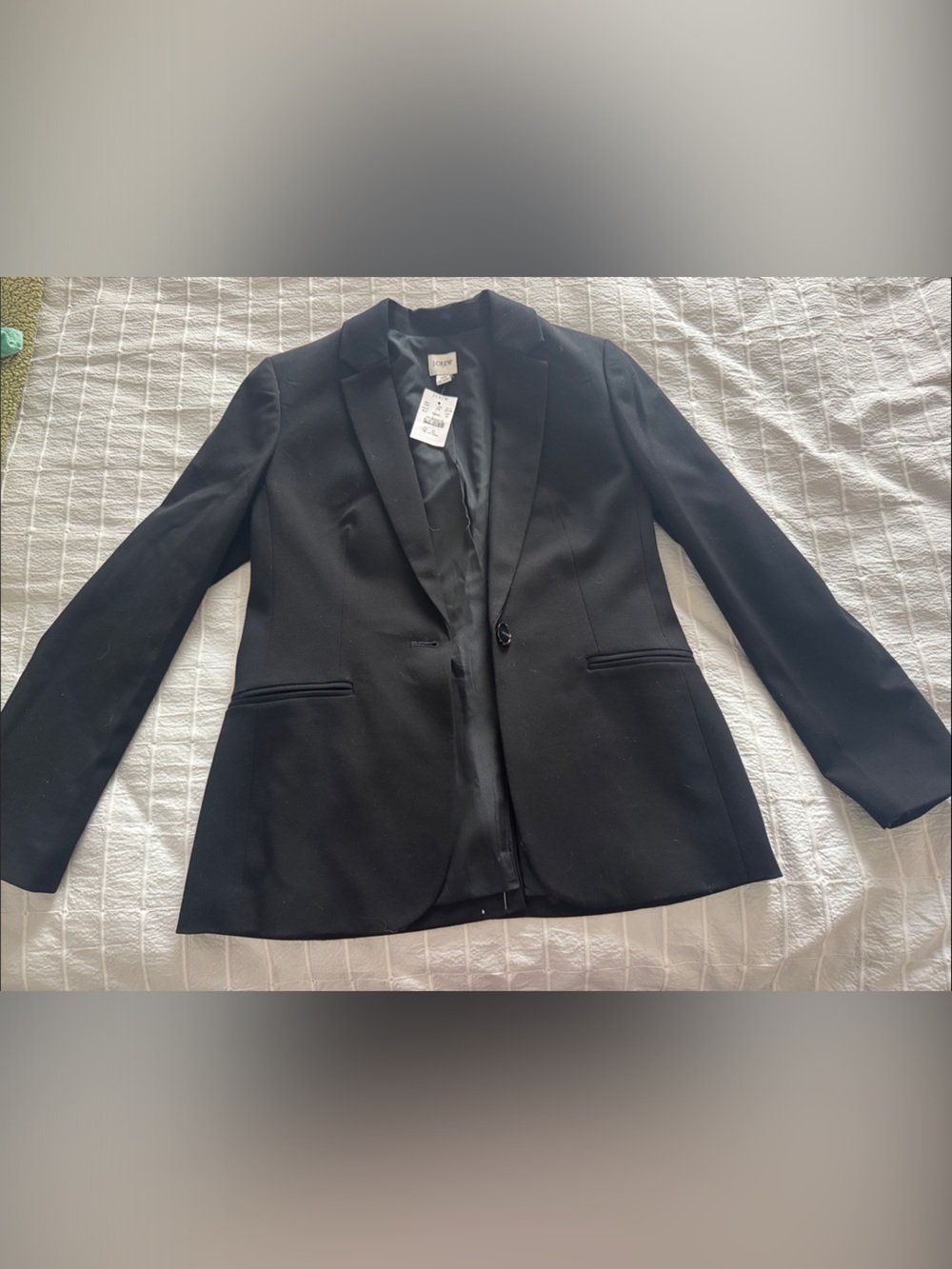 J. Crew Black Single-Button Women's Blazer